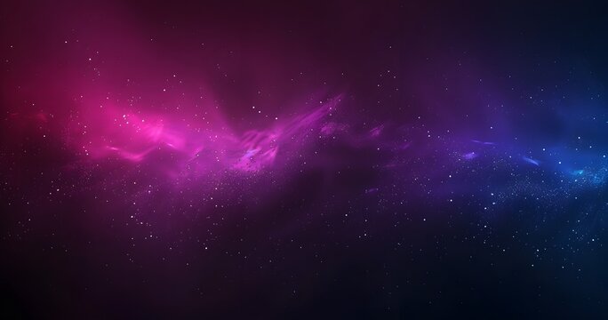 Abstract Purple Blue Gradient Galaxy Background