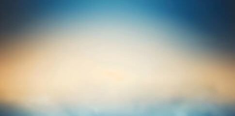 Blurred Blue Beige Gradient Background