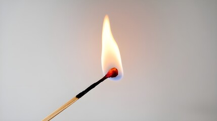 match on fire