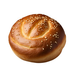 Fototapeta premium bun with sesame seeds transparent background