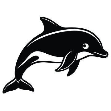 recommend clip art: Dolphin logo vector. Sketch drawing illustration. Line sea dolphin. Vintage hand drawn outline tattoo. Engraved porpoise animal. 