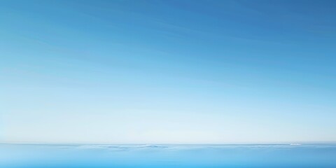 Fototapeta premium Minimalist Blue Sky Gradient Background