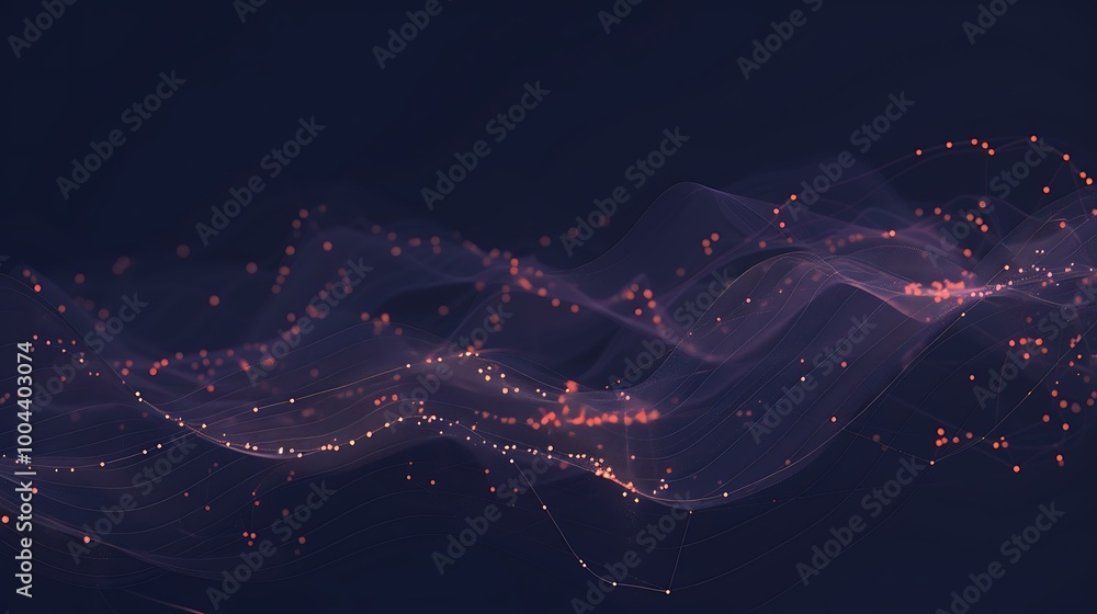 Poster a line graph with dynamic curves tracking stock price fluctuations over time, with data labels and t