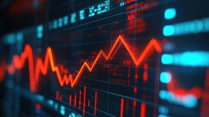 Fototapeta premium Computer Screen Close Up