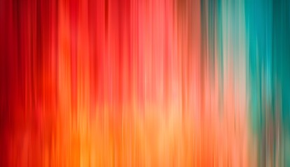 Obraz premium Abstract Red Orange Turquoise Gradient Blur Background