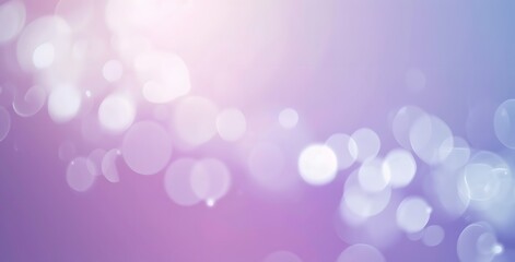 Abstract Purple & Blue Bokeh Background