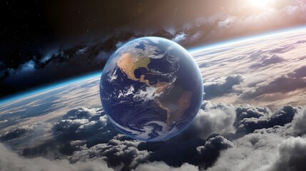 earth in space