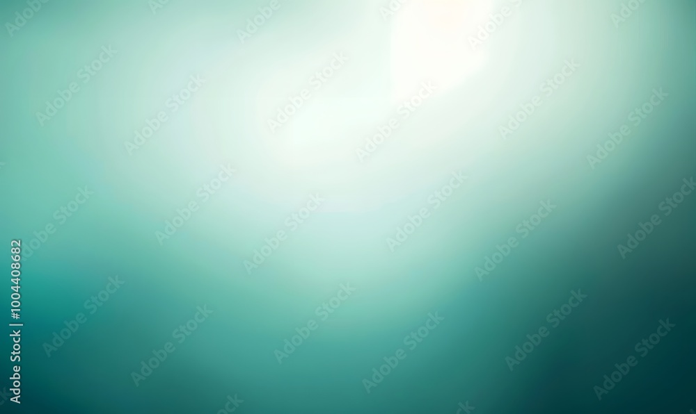 Canvas Prints Abstract Blurred Gradient Background Teal Green