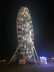 ferris wheel at night