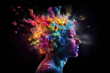 Brain abstract nature adult.