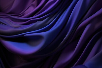 Obraz premium Abstract sculpture blue smooth purple.