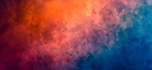 Abstract Blue Orange Gradient Texture Background