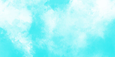 Abstract sky blue watercolor cloudiness, mist, or smog background. light blue sky with white background and blurred pattern. Vivid textured aquarelle painted art design background.	
