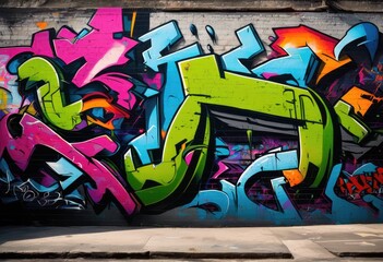 vibrant graffiti sprayed textured concrete wall creating dynamic urban aesthetic street art enthusiasts, artwork, backdrop, beauty, bright, creative, culture