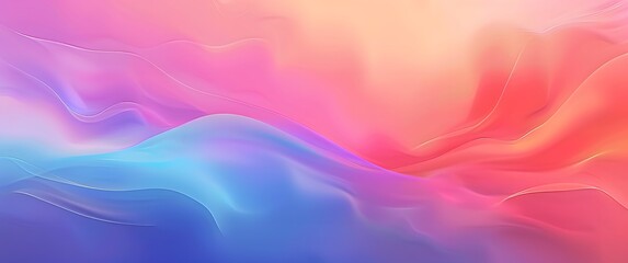 Fototapeta premium Abstract Gradient Background with Soft Curves