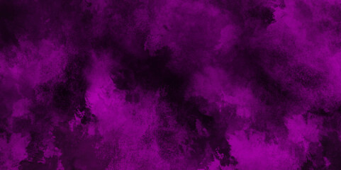 Violet dramatic smoke smoky illustration misty fog cumulus cloud modern vibrant grunge texture. Vector cloud reflection of neon smoke exploding design element. Colorful black and white granite.	