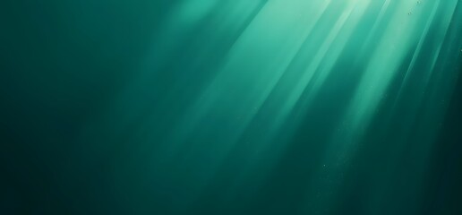 Abstract Green Gradient Background with Sunbeams