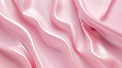 Obraz premium Soft Pink Satin Fabric Drape Background
