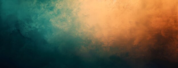 Obraz premium Abstract Teal & Orange Gradient Background