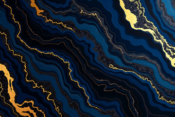 High resolution. Luxurious abstract fluid art painting, paint mix, glowing gold veins. Soft and dreamy design.