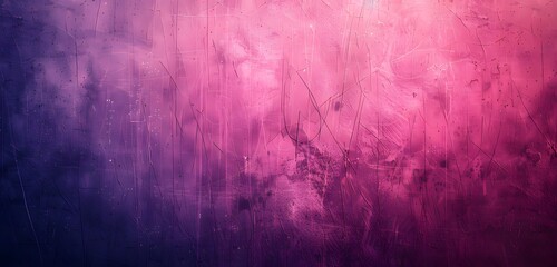 Obraz premium Abstract Purple Pink Gradient Background With Scratches
