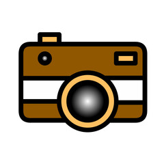 camera icon vector simple design illustration 