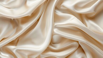 Obraz premium Cream Satin Fabric Texture Background