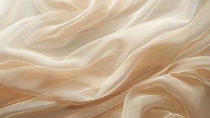 Obraz premium Cream Fabric Texture Background for Luxury Fashion