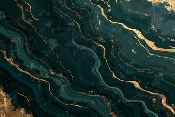 High resolution. Luxurious abstract fluid art painting, paint mix, glowing gold veins. Soft and dreamy design.