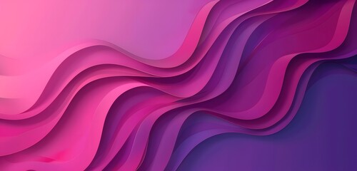 Obraz premium Abstract Pink Purple Gradient Wave Background