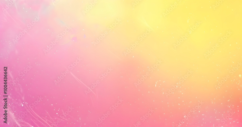 Canvas Prints Soft Pink and Yellow Blurred Gradient Background