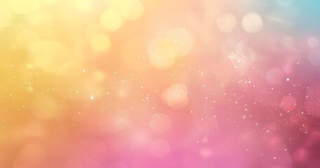 Obraz premium Soft Pink & Yellow Gradient Blurred Background