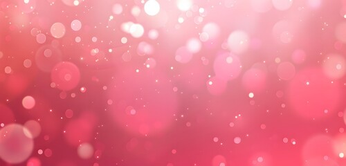 Abstract Pink Bokeh Background for Valentine's Day