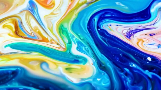 Dynamisches Vermischen und Verteilen von Farbt&ouml;nen f&uuml;r Hintergrundanimationen