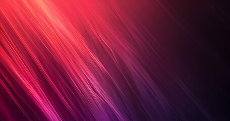 Abstract Diagonal Gradient Background with Red and Pink Lines