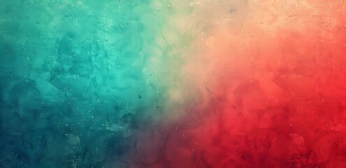 Obraz premium Abstract Red Teal Gradient Texture Background