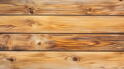 Fototapeta premium Close-up of weathered wooden planks. A detailed close-up of weathered wooden planks shows the rich texture and natural patterns of aged wood.