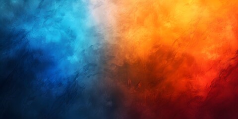 Obraz premium Abstract Impressionist Blue Red Gradient Background