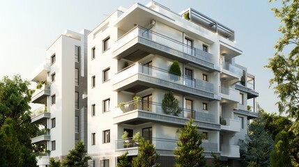 Modern Apartment Building
