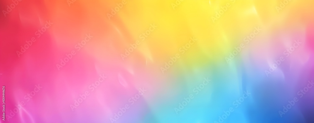 Poster Abstract Rainbow Gradient Blurred Background