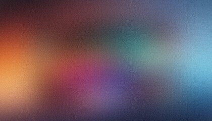 Blend of warm and cool colors with grainy texture, vibrant gradient in orange, blue, purple, and pink, perfect for design projects