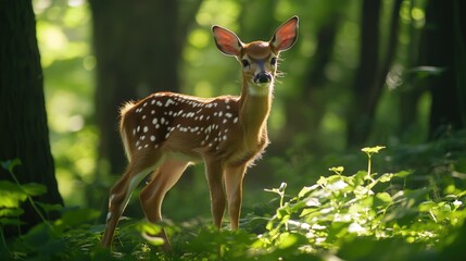 Fototapeta premium Deer in Forest