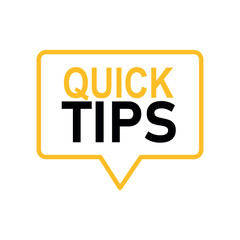 Quick Tip Icons- Vector Symbols for Easy Guidance