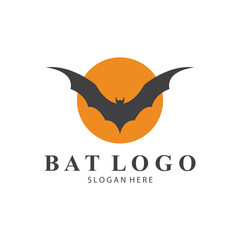 bat logo open wing bat logo simple design