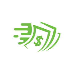 Fast cash money for finance professional business logo design