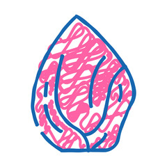 ears food doodle icon sketch vector. ears food sign. isolated symbol illustration