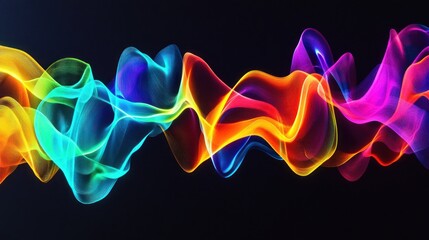 Obraz premium Abstract Colorful Waves