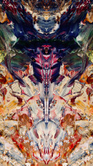 abstract background wallpaper. Modern motif visual art. Mixtures of oil paint. Trendy hand painting canvas. Wall decor and Wall art prints Idea. 3D Texture. Art object	