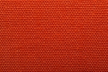 Fototapeta premium Close-Up Orange Canvas Fabric Texture