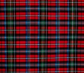 Obraz premium Red, Green, and Blue Tartan Plaid Pattern